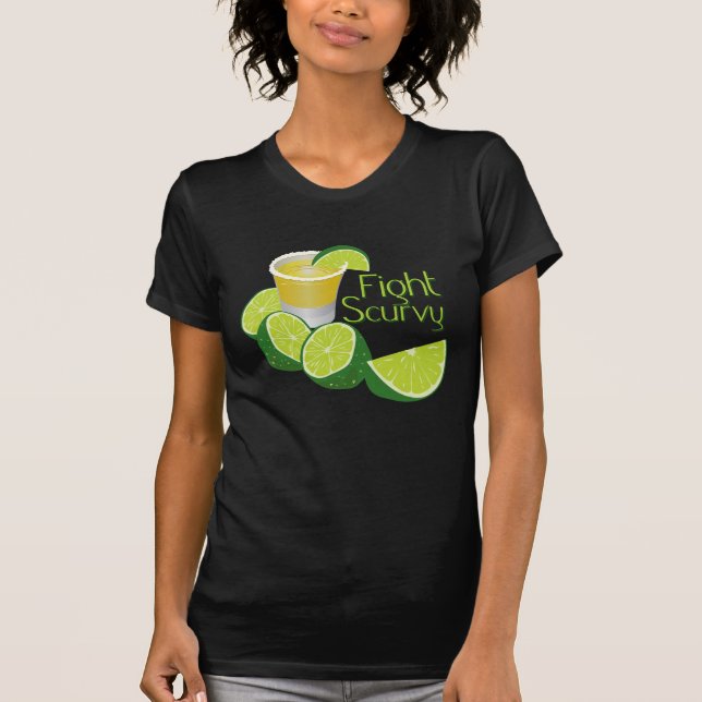 Fight Scurvy T Shirt (Framsida)