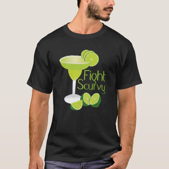 Fight Scurvy T Shirt (Framsida)