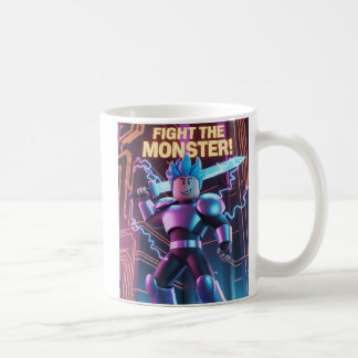 Fight the monster  kaffemugg