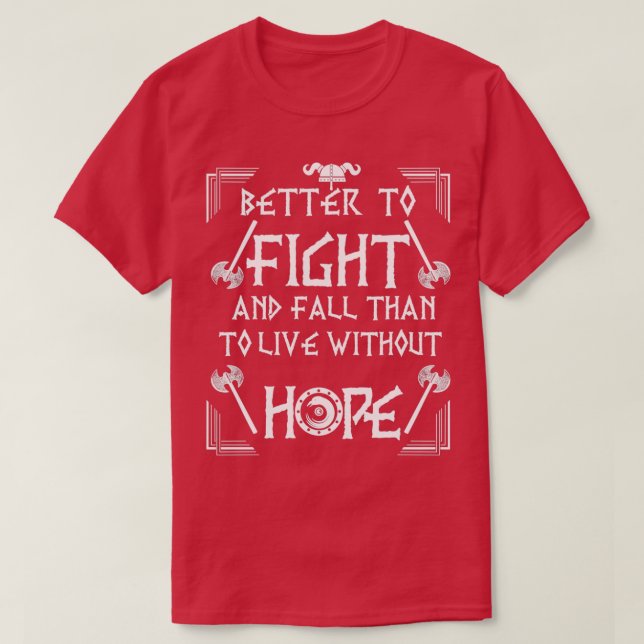 Fight Viking T Shirt (Design framsida)