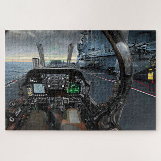 Fighter Cockpit på Carrier Jigszle Puzzle 1014 pc. Pussel