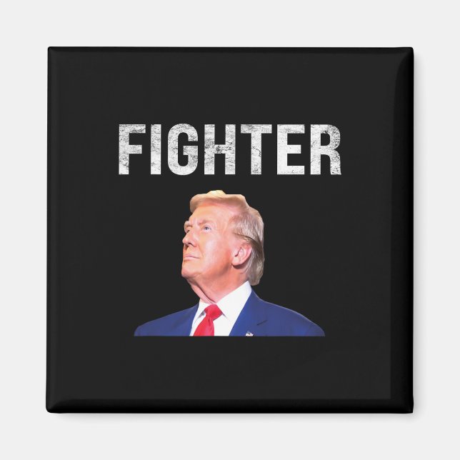 Fighter Donald Trump 2024 Magnet (Framsidan)
