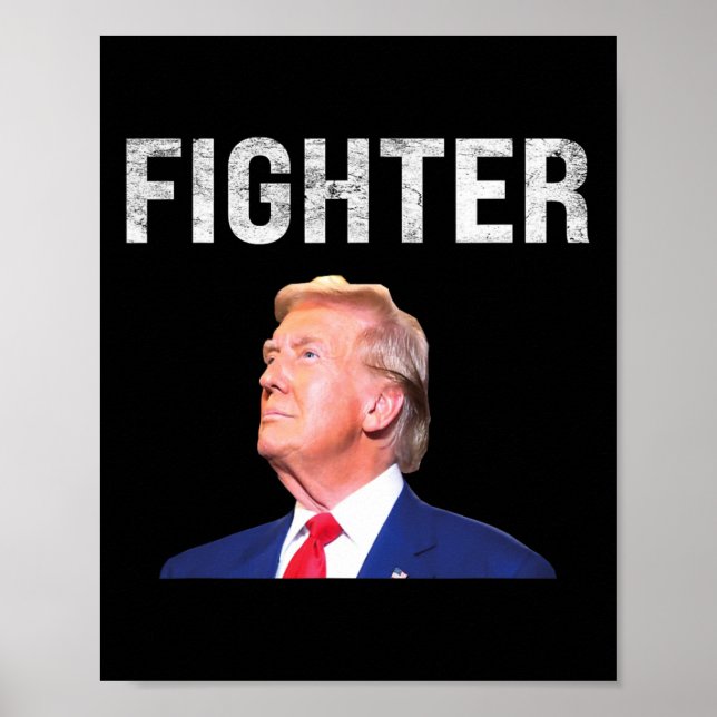 Fighter Donald Trump 2024 Poster (Framsidan)