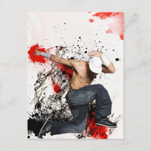 Fighter Hip hop dancer Vykort