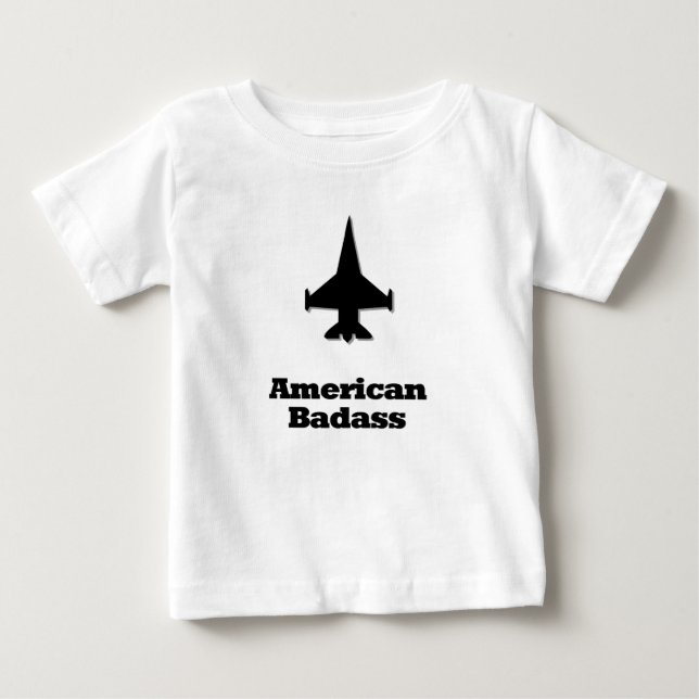 Fighter Jet American Badass Tröja (Framsida)