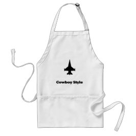 Fighter Jet Cowboy Stil Förkläde
