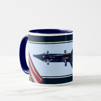 Fighter Jet F/A-18 E/F Toppen Hornets Änglar Mugg