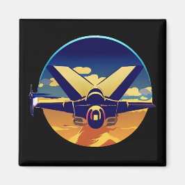 Fighter Jet Flygplan Magnet
