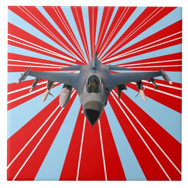 Fighter Jet Kakelplatta (Framsidan)