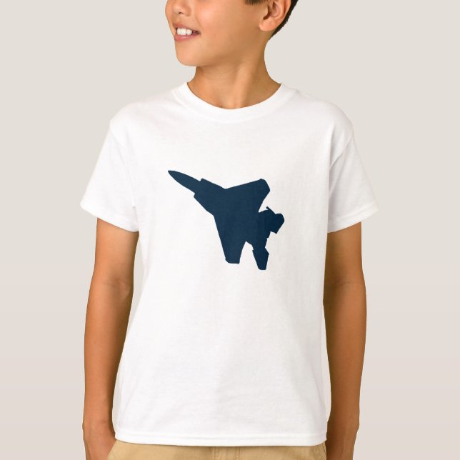 Fighter Jet Kids Shirt Tröja (Framsida)
