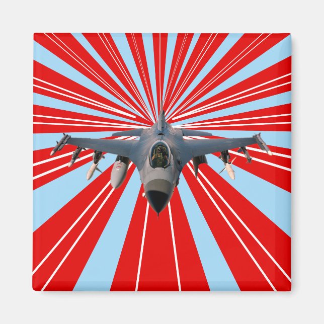 Fighter Jet Magnet (Framsidan)