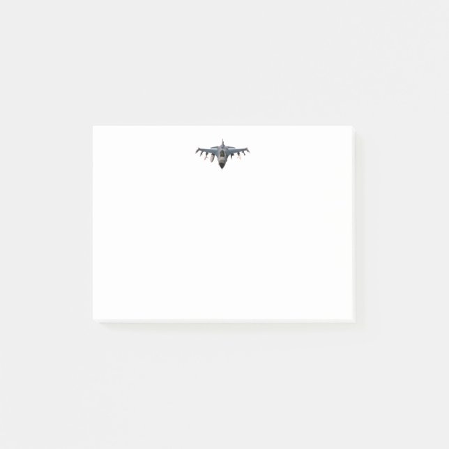 Fighter Jet Post-it Block (Framsida)