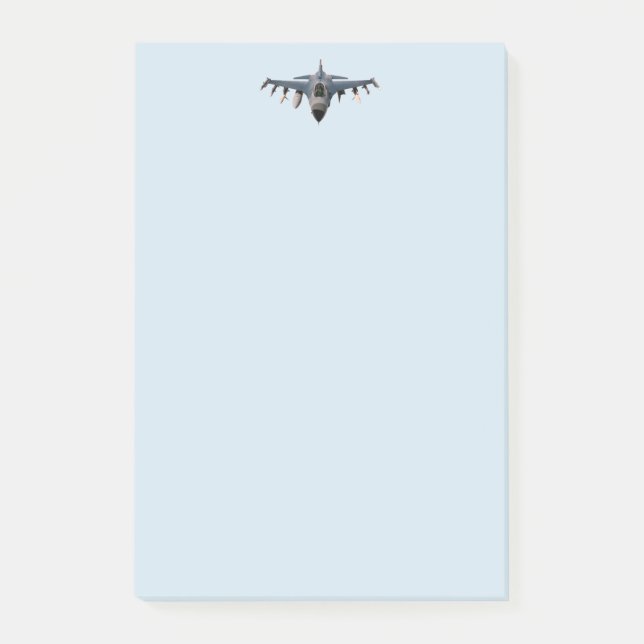 Fighter Jet Post-it Block (Framsida)