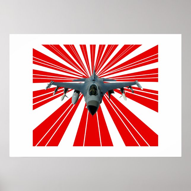 Fighter Jet Poster (Framsidan)
