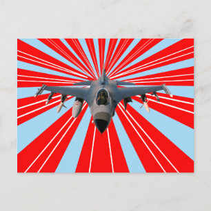 Fighter Jet Vykort