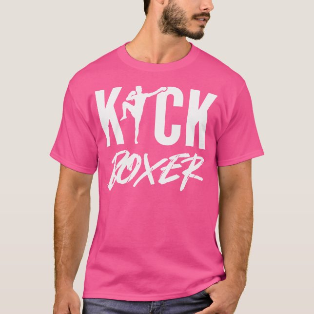 Fighter Kick-Boxing Karate Sport Boxer T Shirt (Framsida)