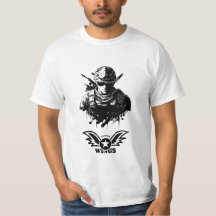 Fighter Logo T-Shirt för män | Gym & Strength Styl