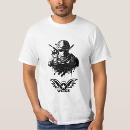 Fighter Logo T-Shirt för män | Gym & Strength Styl