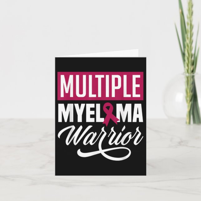 Fighter Många Myeloma Warrior Många Myeloma Kort (Framsida)