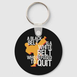 Fighter mot de inspirerande martialkonsten Black B Nyckelring