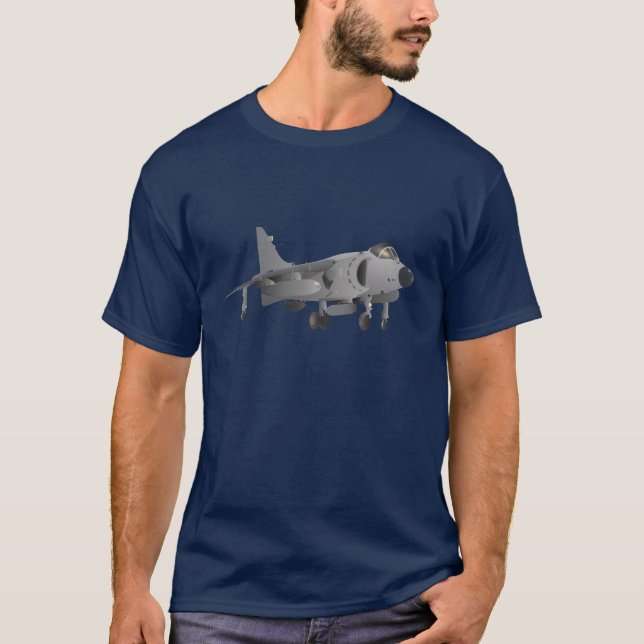 Fighter mot Harrier Jet T Shirt (Framsida)