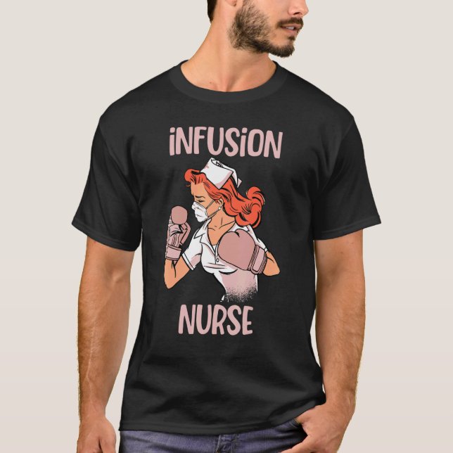 Fighter mot infusionsbälte t shirt (Framsida)