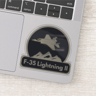 Fighter mot Luft-styrkan F35 Jet Klistermärken