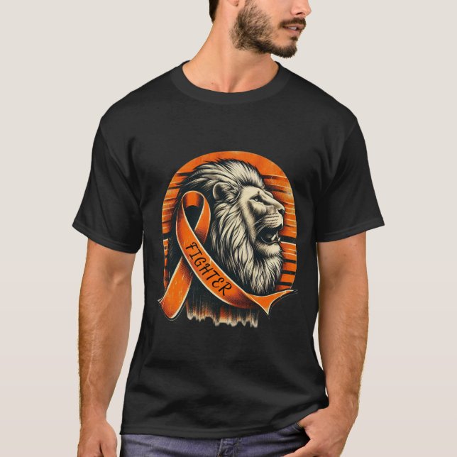 "Fighter" MS-krigare T Shirt (Framsida)