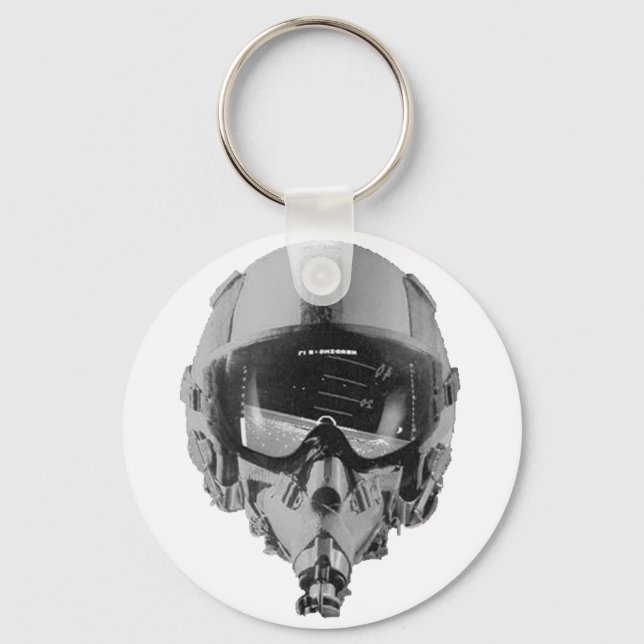 Fighter Pilot Helmet och Altimeter Nyckelring (Framsida)