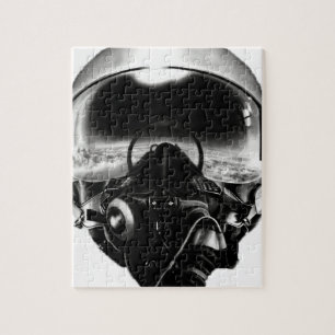 Fighter Pilot Helmet Pussel