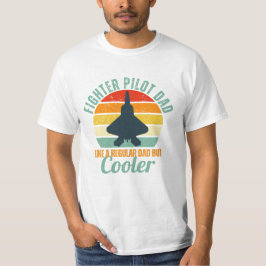 Fighter Pilot Pappa F-22 T Shirt