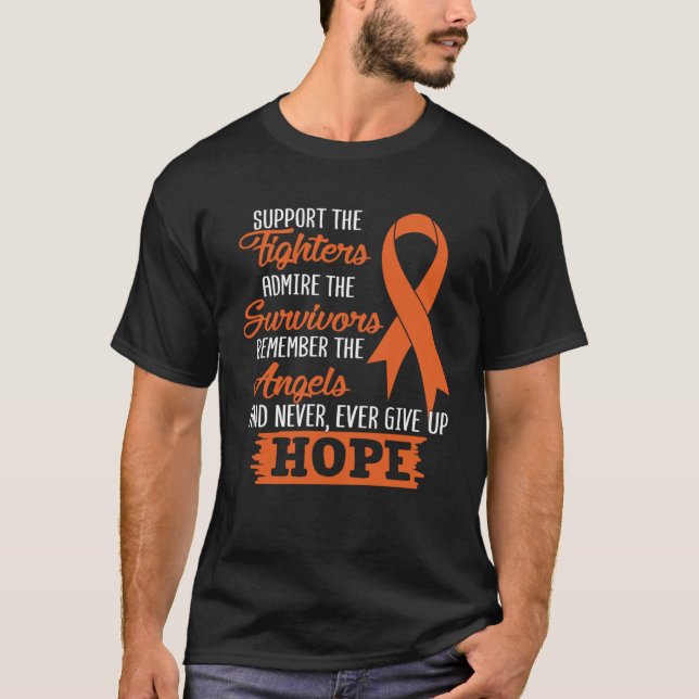 Fighter Survivor MS Warrior Många Sclerosis Awa T Shirt (Framsida)