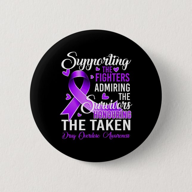 Fighters Honoring Taken Drug Overdose Awareness 2 Knapp (Framsida)