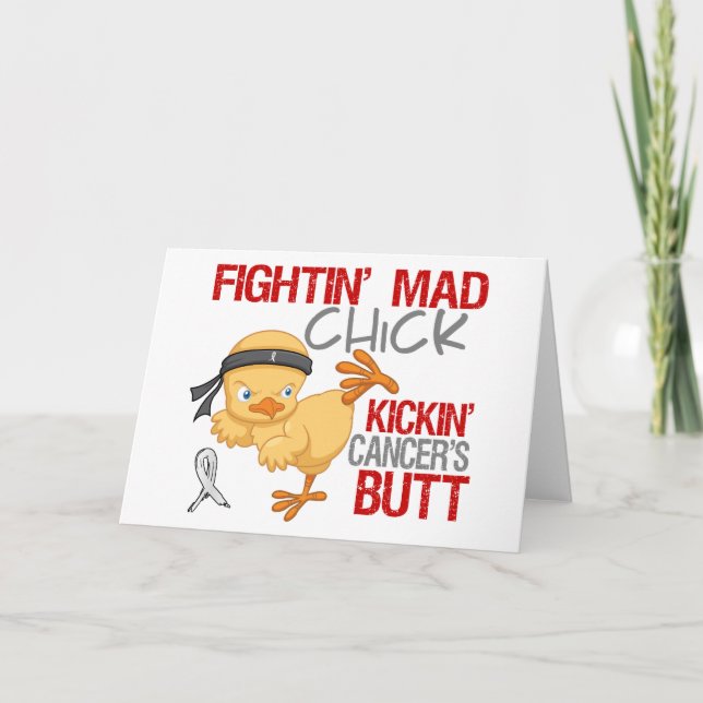 Fightin chick Retinoblastoma Helgkort (Framsida)