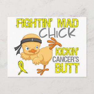 Fightin Chick Sarcoma Vykort