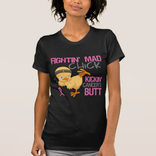 Fightin tokig chickbröstcancer t-shirt