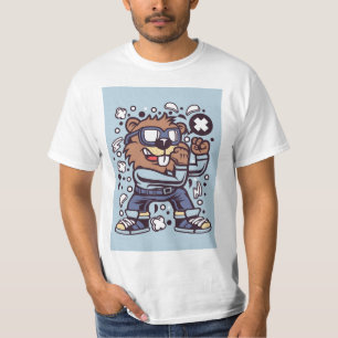 Fighting Beaver T Shirt