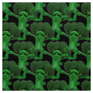 Fighting Broccoli Boxing Fabric Tyg