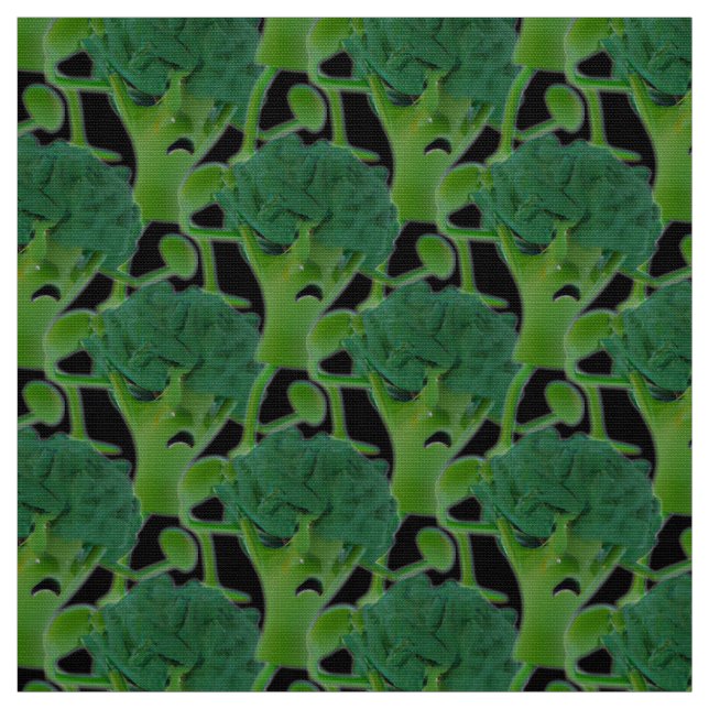 Fighting Broccoli Boxing Fabric Tyg (Provkarta)
