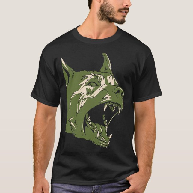 Fighting dog t shirt (Framsida)