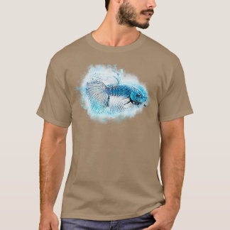Fighting Fish Halfmoon Betta splendens 2 T Shirt