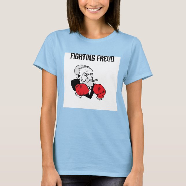 Fighting Freud Women's Ringer Tee (Framsida)