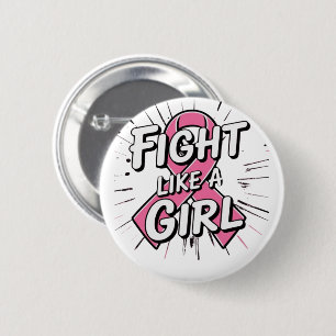 Fighting Like a Girl Bröstcancer Medvetenhet Des Knapp