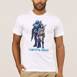 Fighting Mech (blå enhet) T Shirt