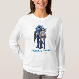 Fighting Mech (blå enhet) T Shirt