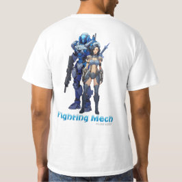 Fighting Mech (blå enhet) T Shirt