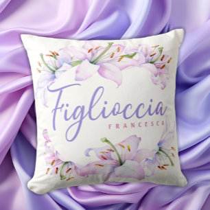 Figlioccia Personlig Italy Goddottern Gift Kudde