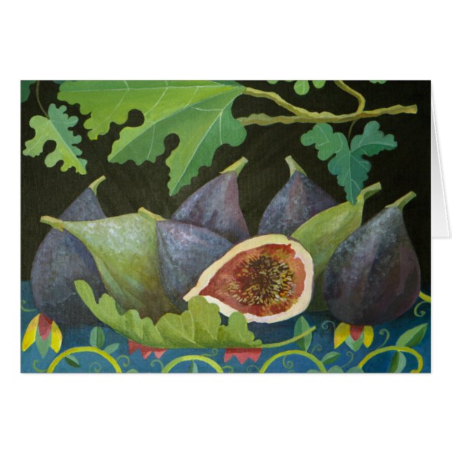 Figs på svarten 2014 hälsningskort (Framsidan Horizontal)