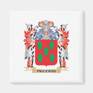 Figueras vapensköld - familjvapensköld magnet