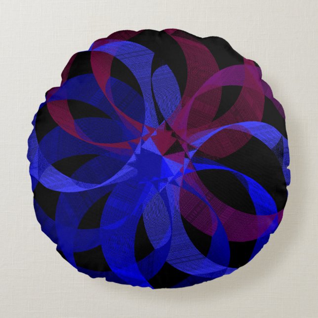 Figur 8 Geometrisk runda fyllning Rund Kudde (Framsidan)